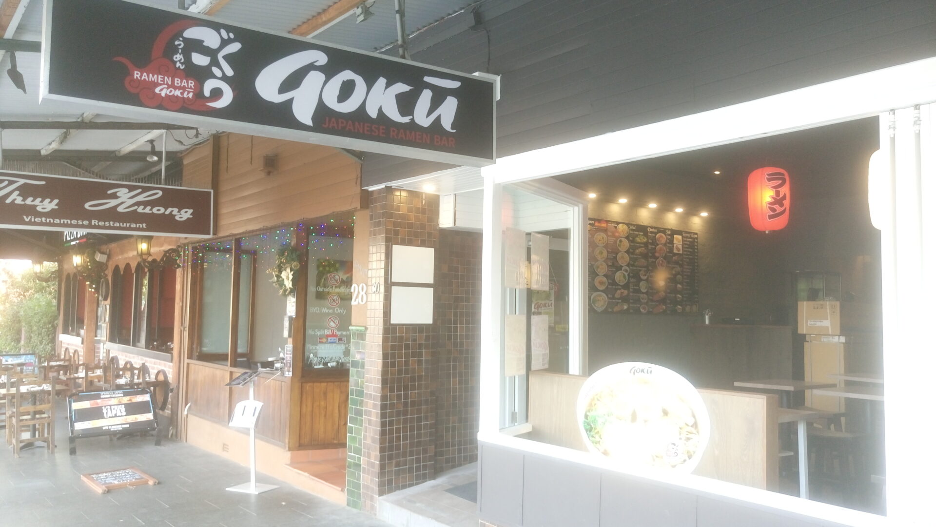 Ramen Goku - Outside Shop in Glebe